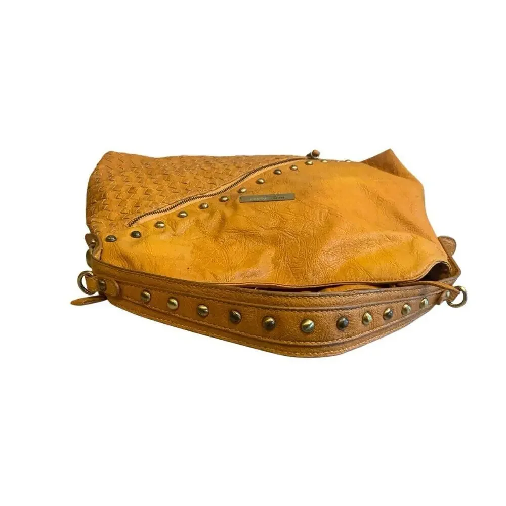 Marc Jacobs Leather Woven Hobo Bag